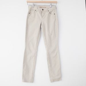VINCE Crop Skinny Ankle Stretch Khaki Jeans Pants